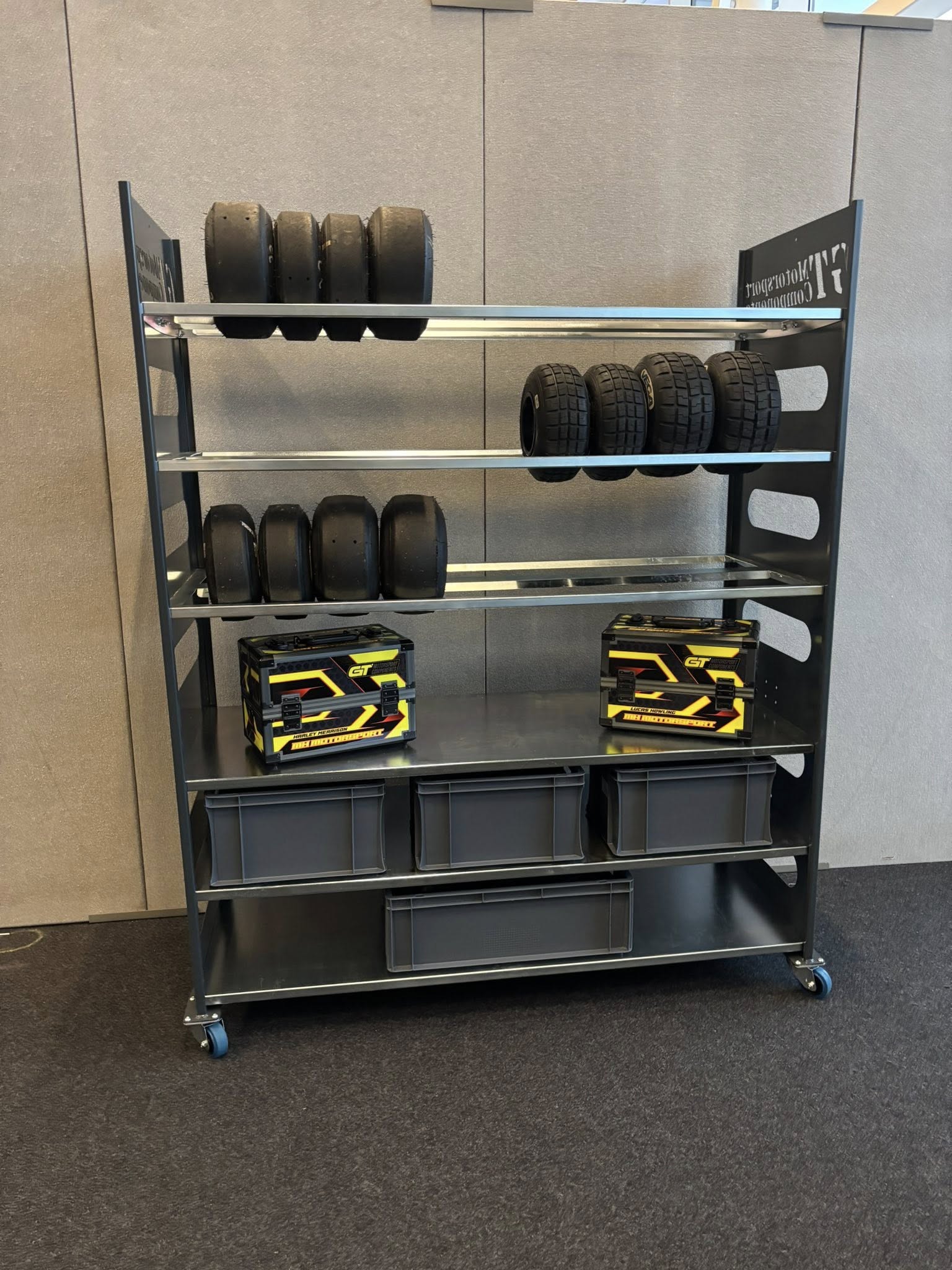 Double Tyre Rack Storage shelf