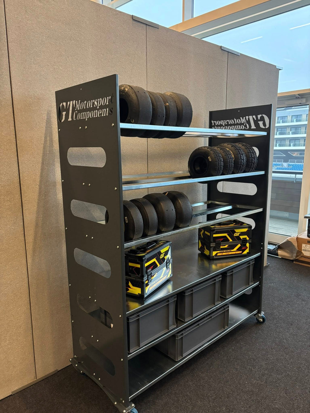 Double Tyre Rack Storage shelf – GT Motorsport Components Ltd
