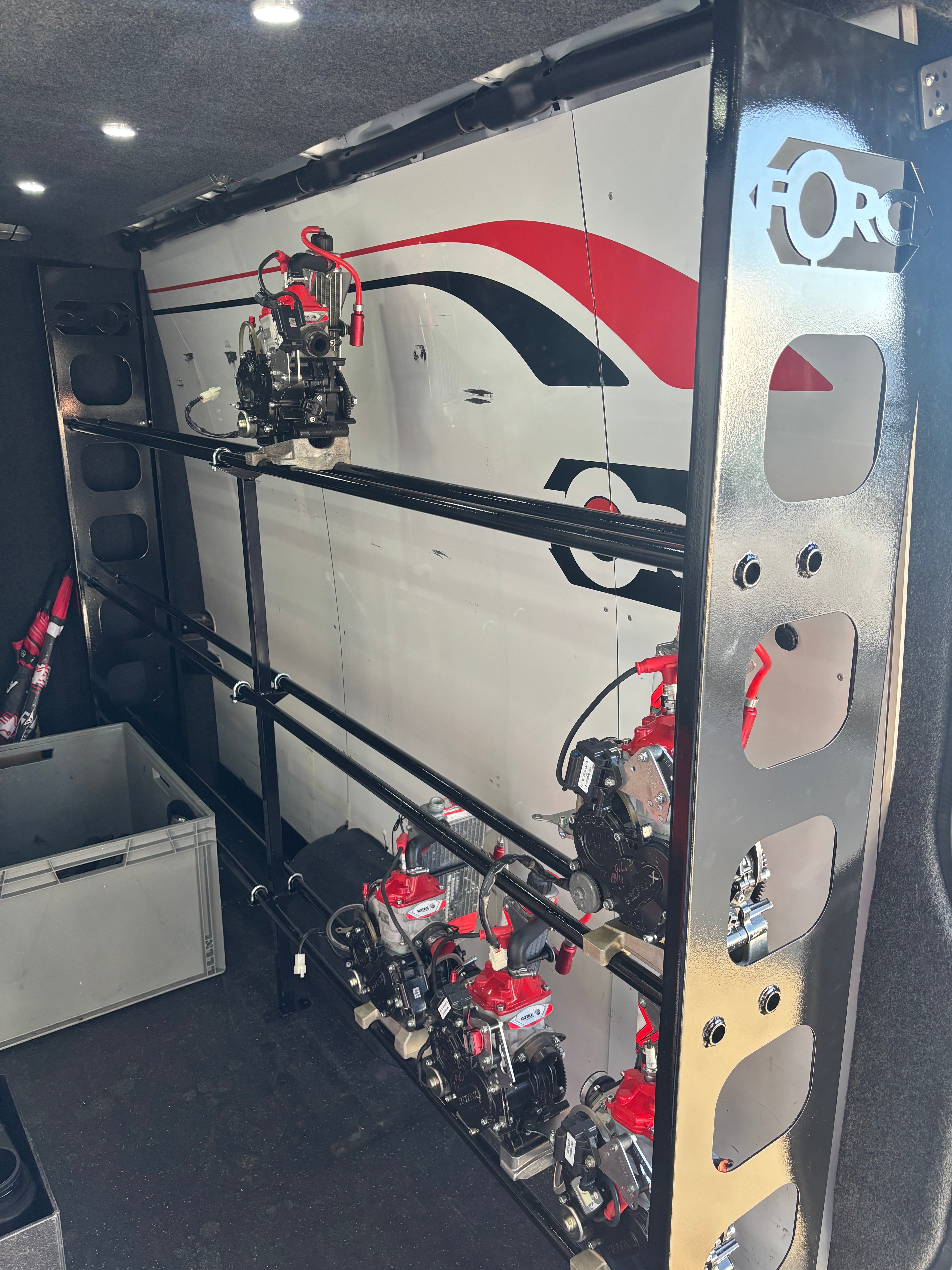 Van Engine Rack